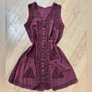 Tibetan Dress Purple